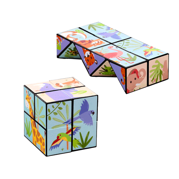 Zooniverse Puzzle Cube Toy