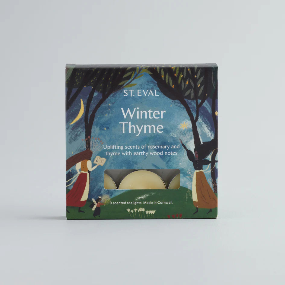 St Eval winter thyme tealights