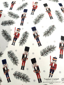 Toasted crumpet luxury nutcracker gift wrap