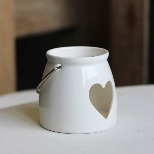 Cut Heart T-light Holder 10cm