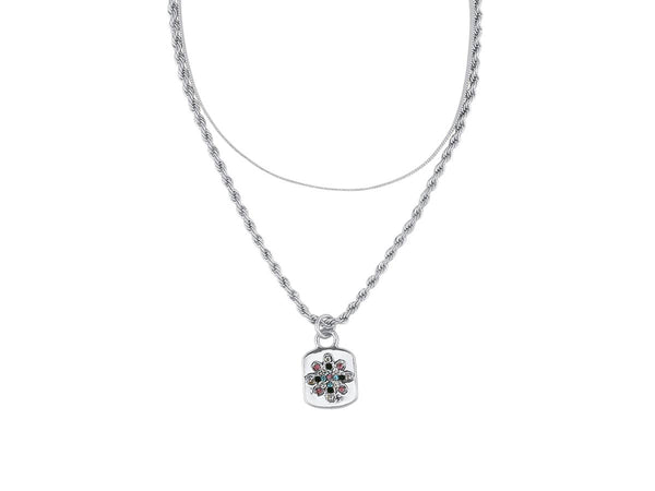 Estelle Star Charm Slinky Two Layered Necklace