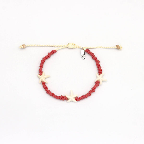 Tidepool Starfish Beaded Bracelet