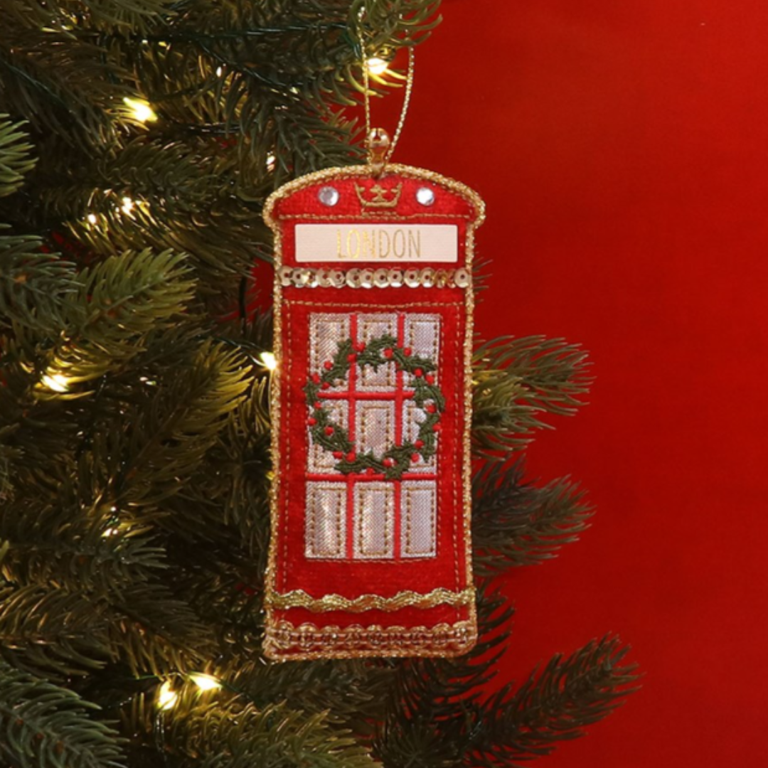 Luxury Fabric Phone Box Tree Decoration