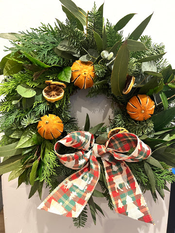 Fruit themed wreath