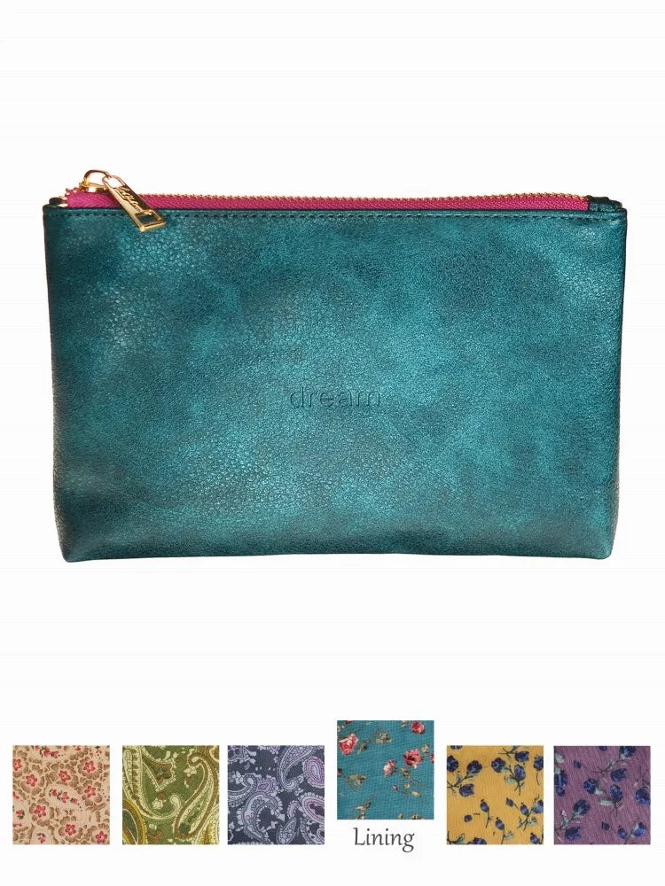 Faux leather bag turquoise