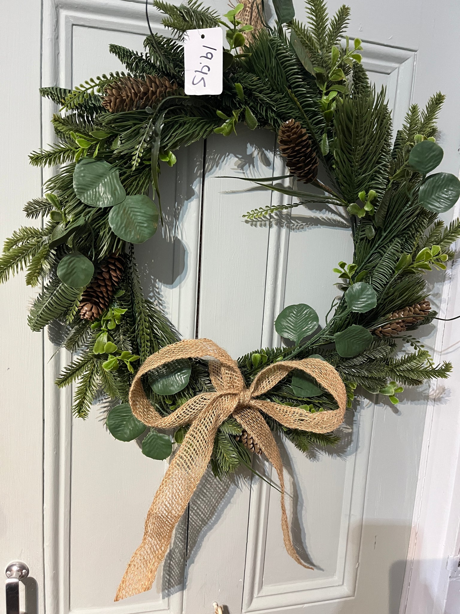 Autumn -winter artificial wreath