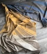 Yellow blue scarf mix