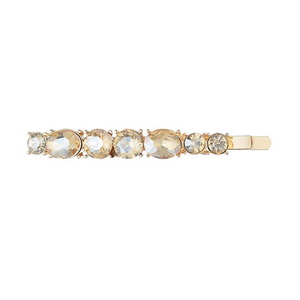 Champagne Diamante Hair Slide