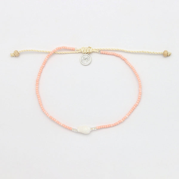Mauna Loa Bracelet, Adjustable Dainty Beaded Bracelet