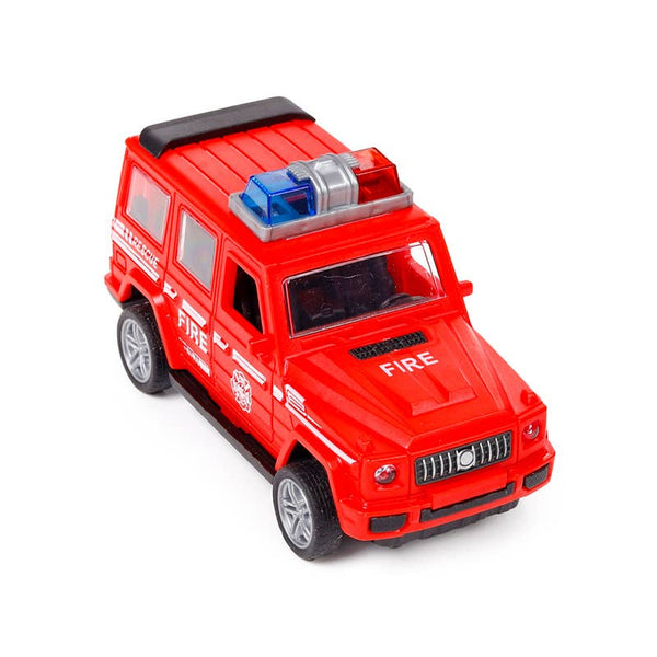Off-Road Emergency Vehicle Friction Push/Pull Action Toy