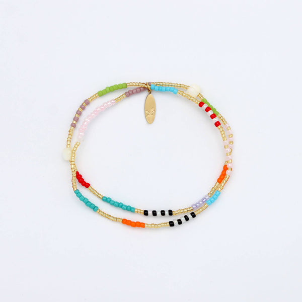 Golden Hour Colourful Beaded Bracelet Collection