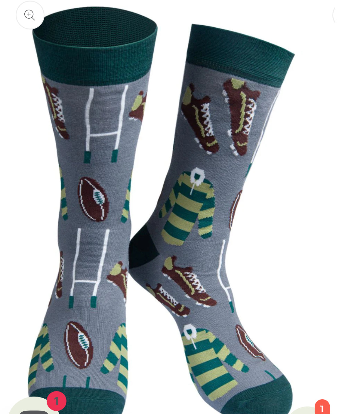 Men’s rugby bamboo socks