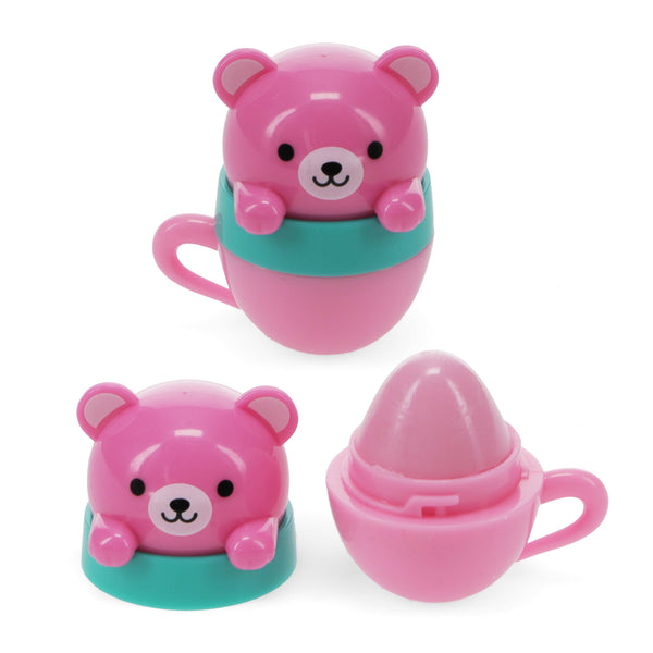 Mini berry scented lip balm (assorted) - Teacup animal frien