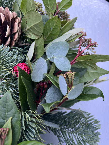 Pink berry wreaths large