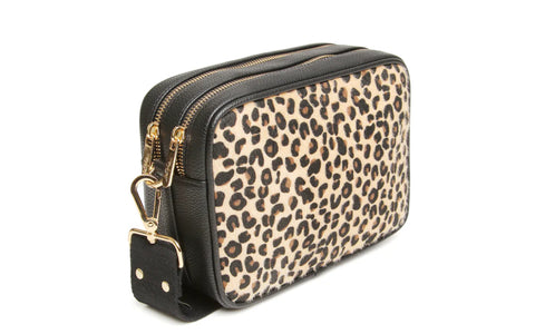 Alice wheeler leopard dual soho cross body bag