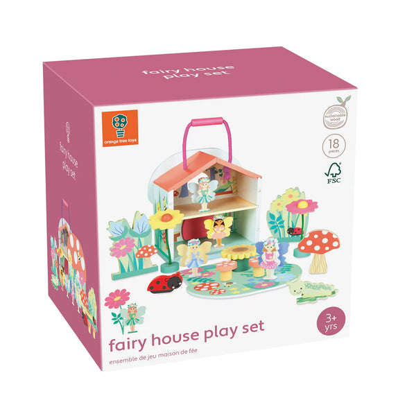 New wooden fairy house
