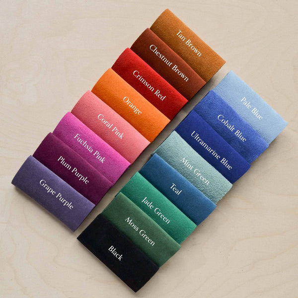 Triangle Leather Earrings