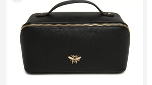 Alice wheeler mini black black train case