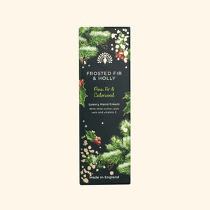 English soap company frosted fir and holly hand cream