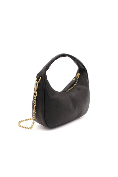 Chic Genuine Italian Leather Crossbody Bag with Elegant Chai