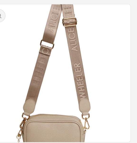 Alice wheeler stone NEW mini cross body bag