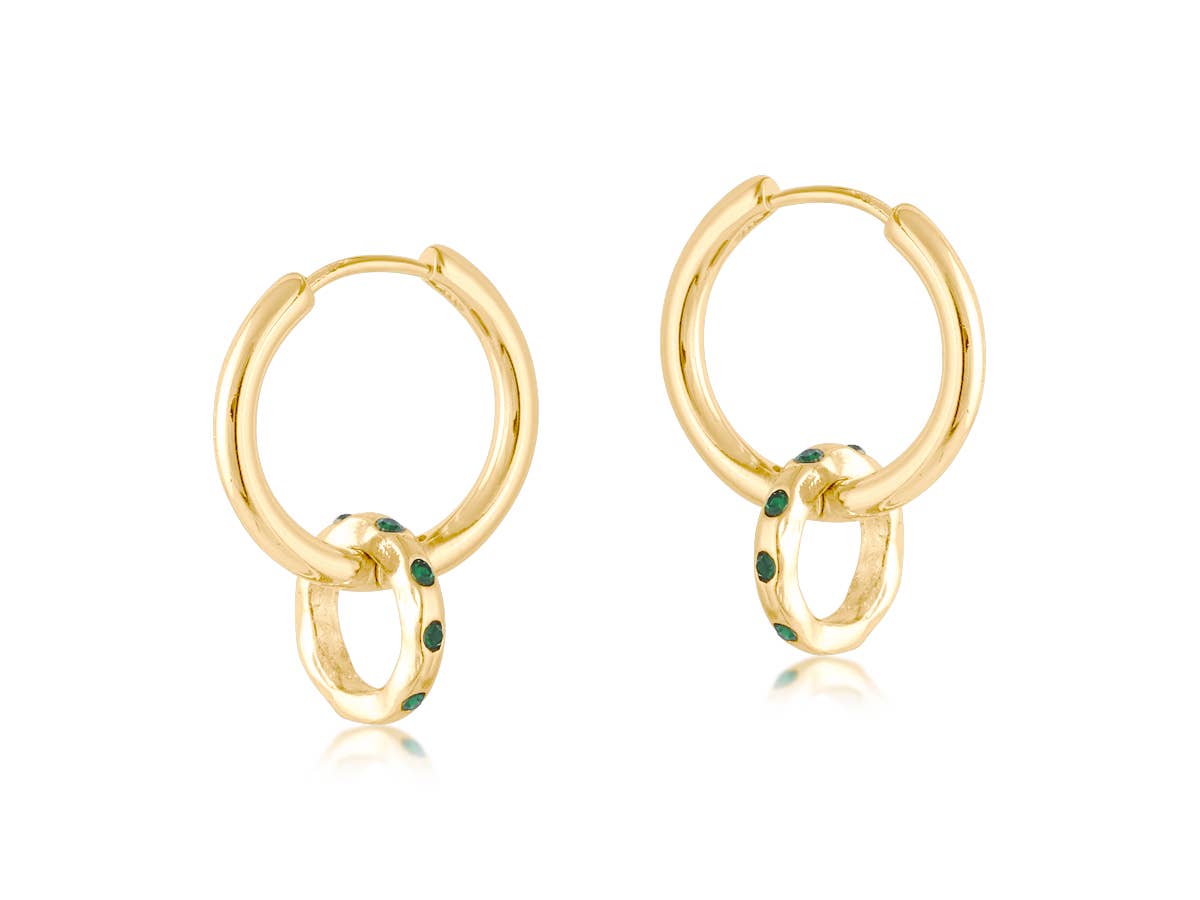 MALLORCA SMALL HUGGIE EARRINGS