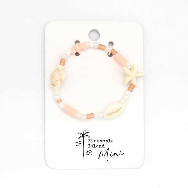 Mini Sagara Hati Beaded Charm Bracelet, Kids Bracelet