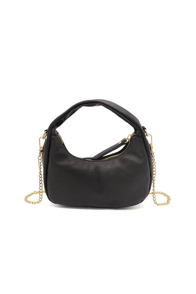 Chic Genuine Italian Leather Crossbody Bag with Elegant Chai