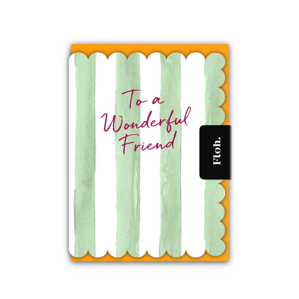 To A Wonderful Friend Card (Cello-Free)