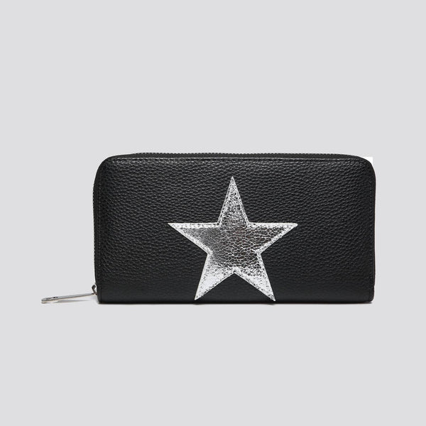 JNY023 Faux Leather Star Purse
