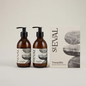 NEW St Eval Tranquility hand wash and lotion gift set