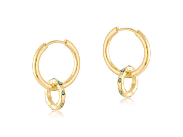 MALLORCA SMALL HUGGIE EARRINGS