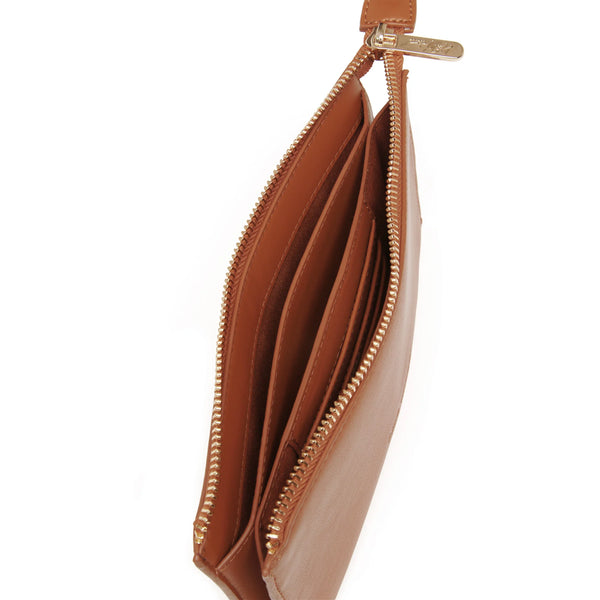Alice wheeler Valencia double purse - Tan