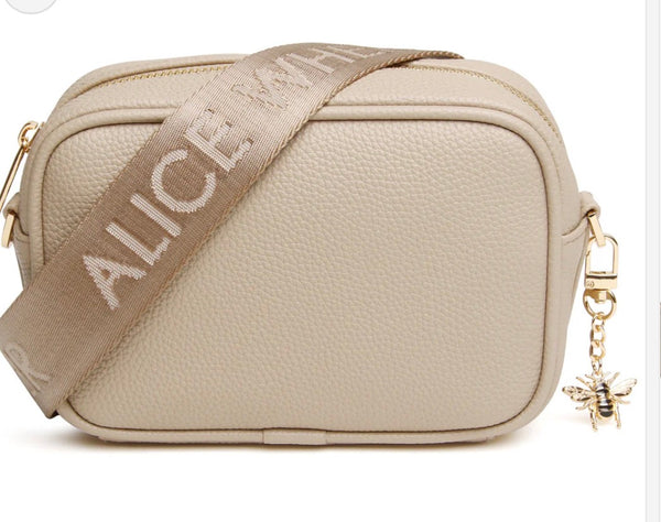 Alice wheeler stone NEW mini cross body bag