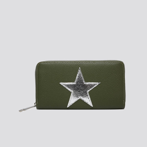 JNY023 Faux Leather Star Purse