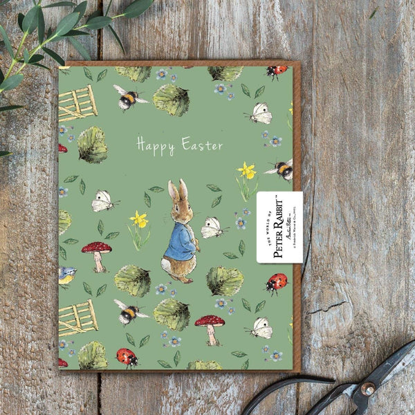 Happy Easter (Peter Rabbit) Card (Cello-Free)