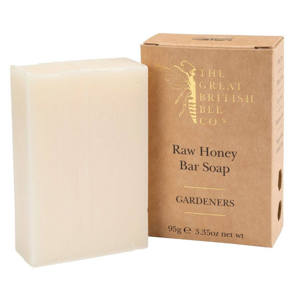 The Great British bee company hRaw Honey Bar Soap 95g - Gardeners