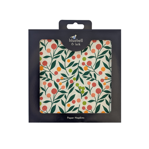 Leaves and Berries Napkin