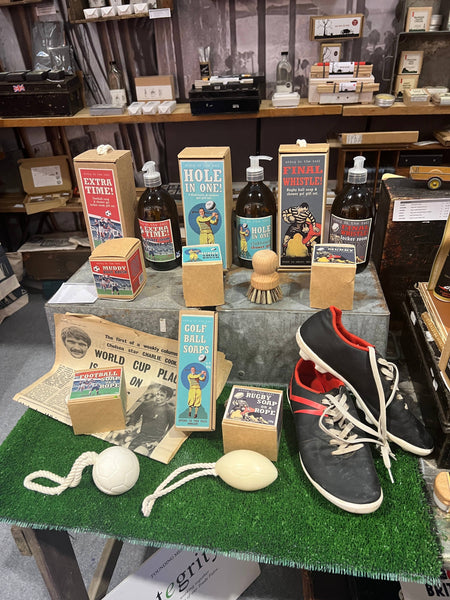 Football Soap on a Rope