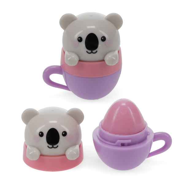 Mini berry scented lip balm (assorted) - Teacup animal frien