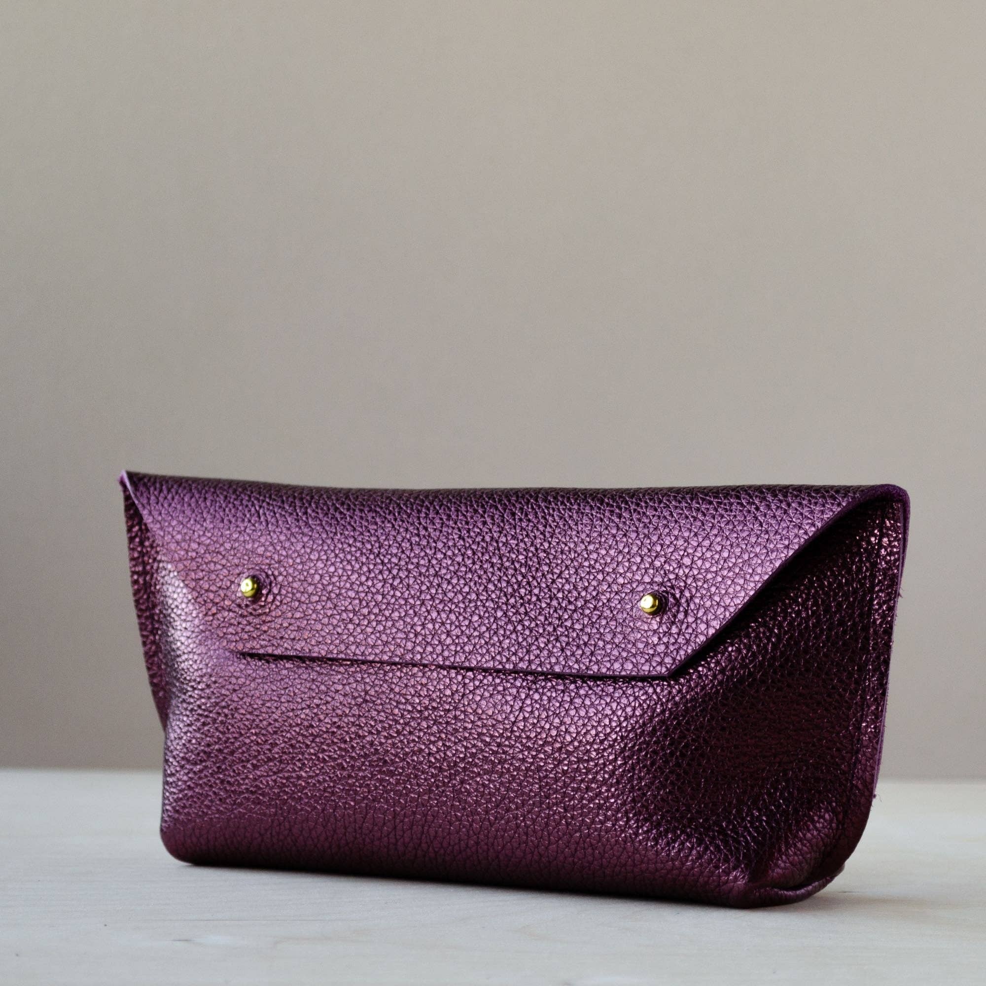 Ailla Leather Clutch Bag
