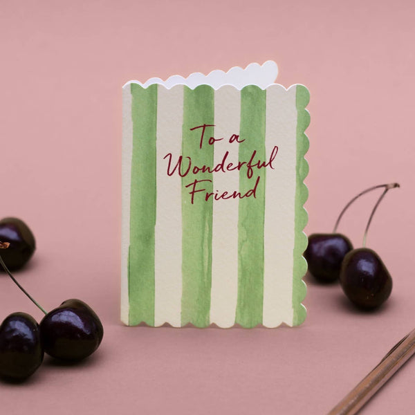 To A Wonderful Friend Card (Cello-Free)