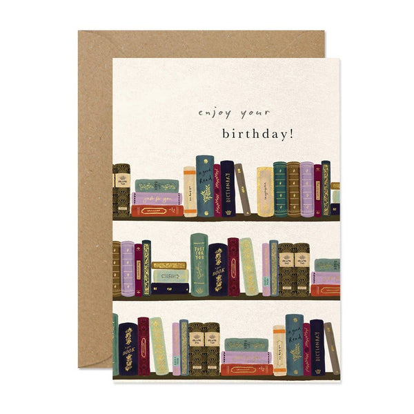 Enjoy Your Birthday Bookshelf