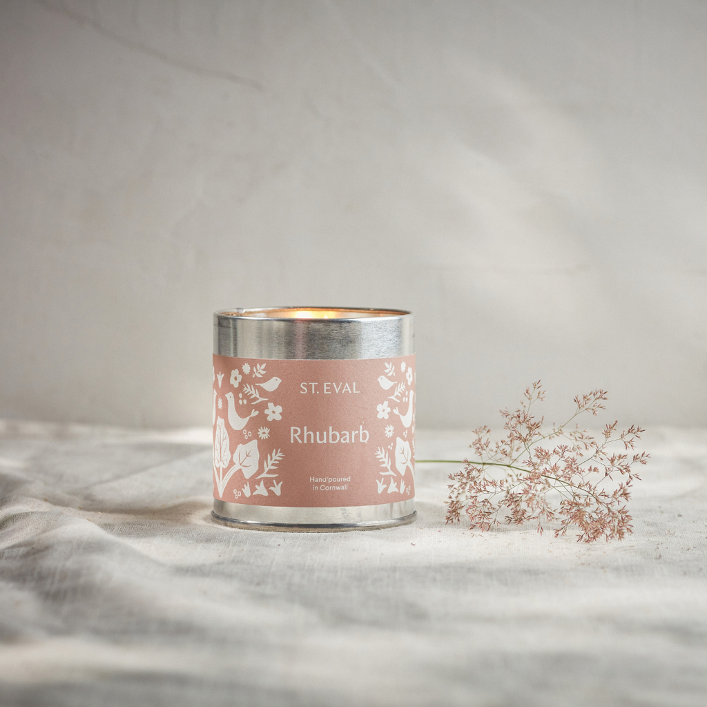 Rhubarb, Summer Folk Scented Tin Candle