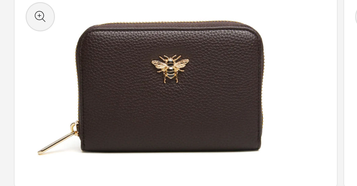 Alice wheeler NEW chocolate brown Bromley purse