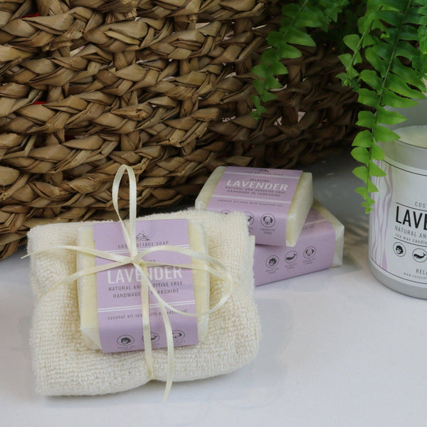 Handmade Soap & Cotton Cloth Gift Set