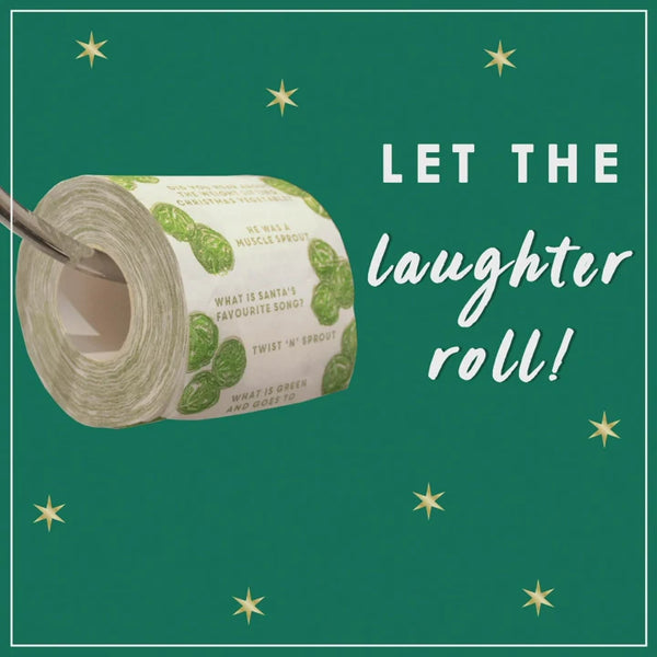 Talking tables Brussels sprout joke toilet roll