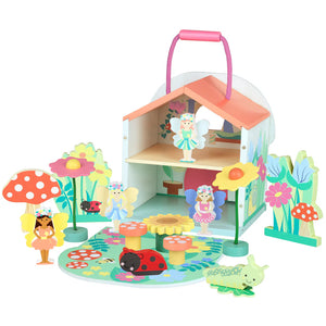New wooden fairy house