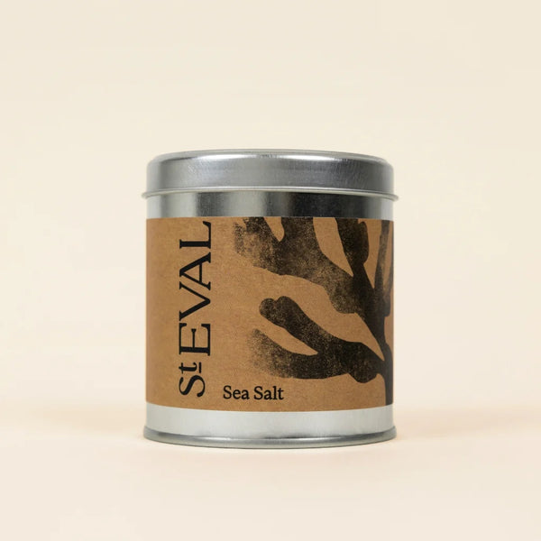 St Eval sea salt tin candle