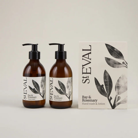 NEW. St eval gift set Hand wash  and lotion Bay and Rosemary